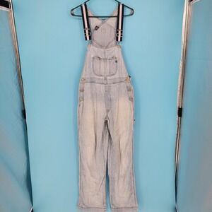 Polo Jeans Co Denim Overalls Womens Size S Vintage Light Wash Carpenter Bibs